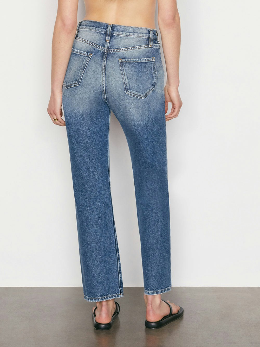 jeans back view